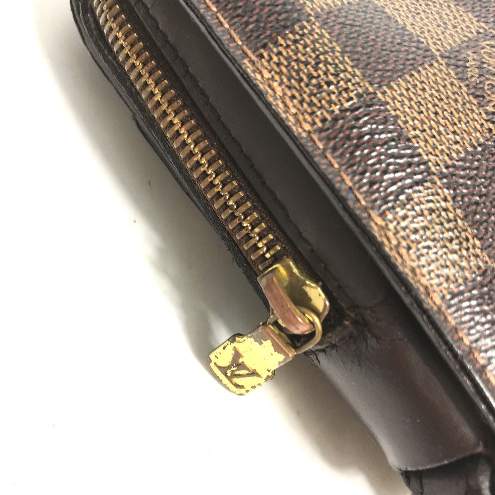 LOUIS VUITTON N51993 Damier Saint Louis Second Bag with Strap, Pouch, Clutch Bag, Damier Canvas, Men's, Ebene, Brown