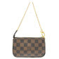 LOUIS VUITTON N58011 ミニポシェット アクセソワール T&B ミニバッグ アクセサリーポーチ ダミエキャンバス レディース エベヌ ブラウン