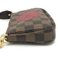 LOUIS VUITTON N58011 ミニポシェット アクセソワール T&B ミニバッグ アクセサリーポーチ ダミエキャンバス レディース エベヌ ブラウン