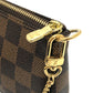 LOUIS VUITTON N58011 ミニポシェット アクセソワール T&B ミニバッグ アクセサリーポーチ ダミエキャンバス レディース エベヌ ブラウン