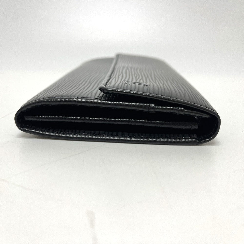 LOUIS VUITTON M63742 Portefeuille Sarah Bi-fold Wallet Long Wallet Epi Leather Women's Black