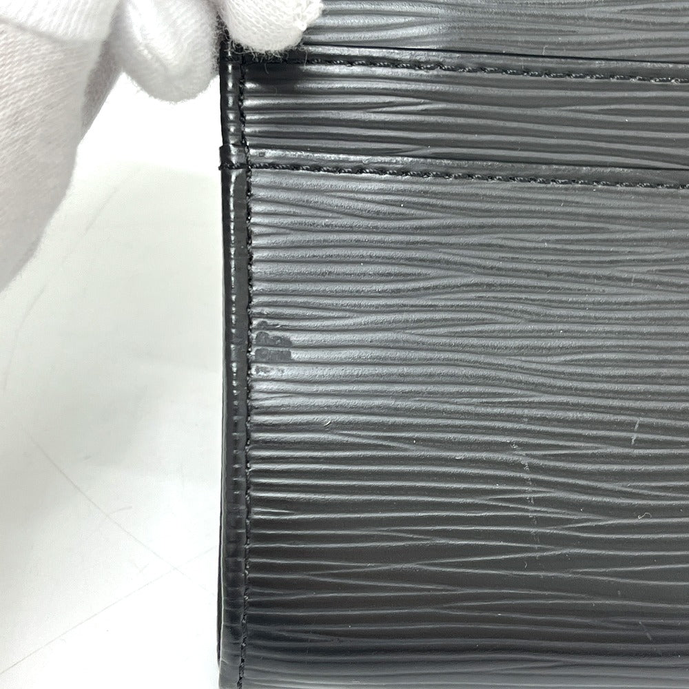 LOUIS VUITTON M63742 Portefeuille Sarah Bi-fold Wallet Long Wallet Epi Leather Women's Black