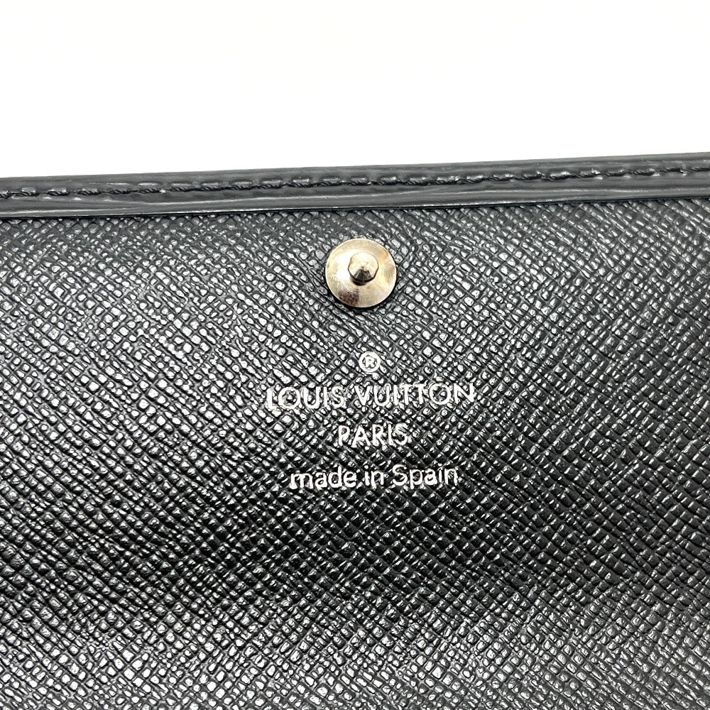LOUIS VUITTON M63742 Portefeuille Sarah Bi-fold Wallet Long Wallet Epi Leather Women's Black