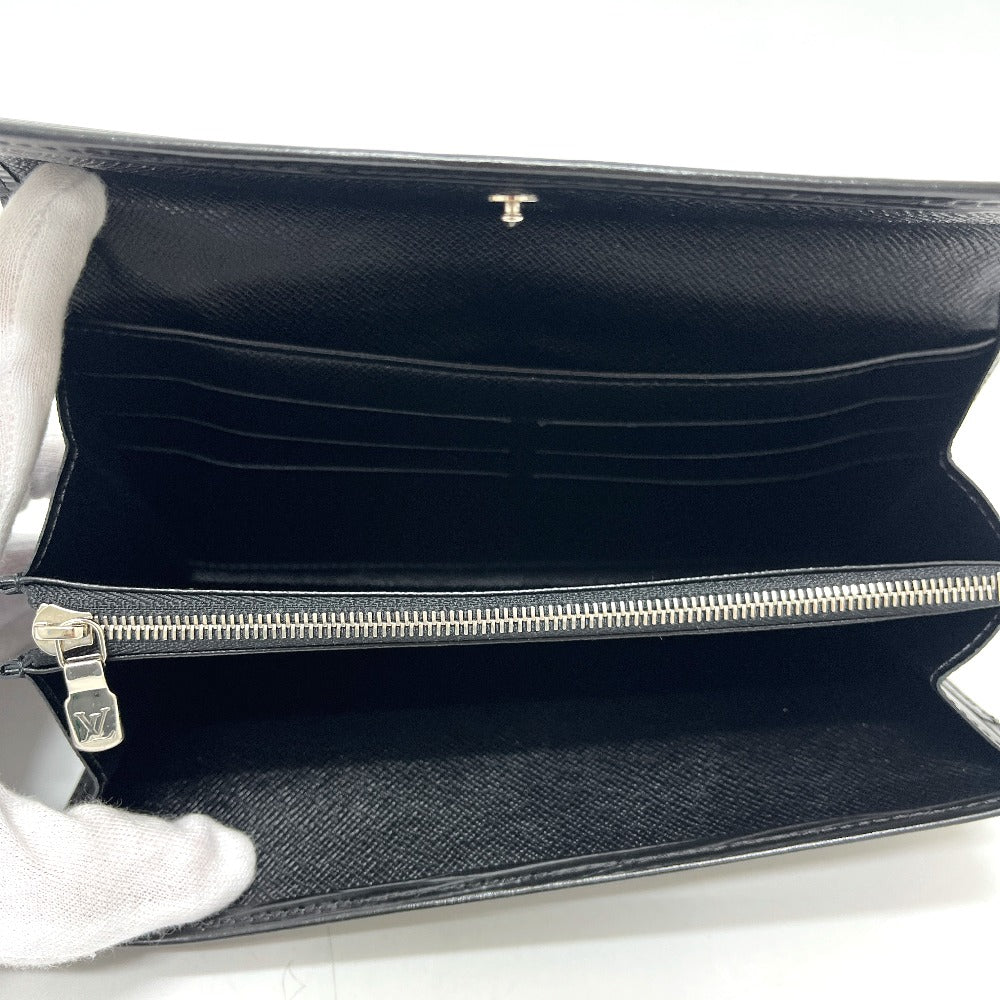 LOUIS VUITTON M63742 Portefeuille Sarah Bi-fold Wallet Long Wallet Epi Leather Women's Black