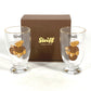 LOUIS VUITTON テディベア モチーフ シュタイフ Steiff モノグラム ペア 2客 セット 食器 コップ グラス ガラス レディース クリア