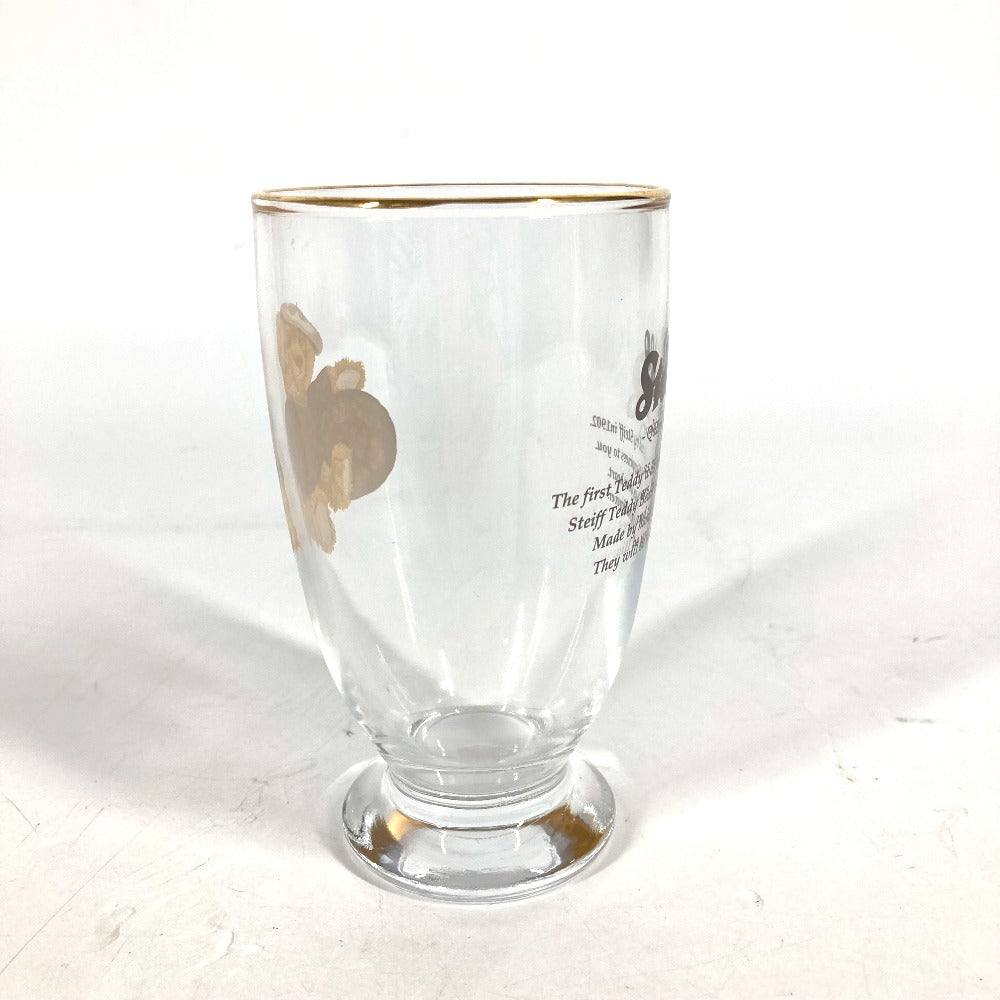 LOUIS VUITTON テディベア モチーフ シュタイフ Steiff モノグラム ペア 2客 セット 食器 コップ グラス ガラス レディース クリア