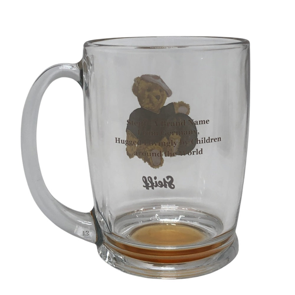 LOUIS VUITTON Teddy Bear Motif Bear Steiff x Monogram Collaboration Cups (Set of 2) Set of 2 glasses glass Glass clear Used