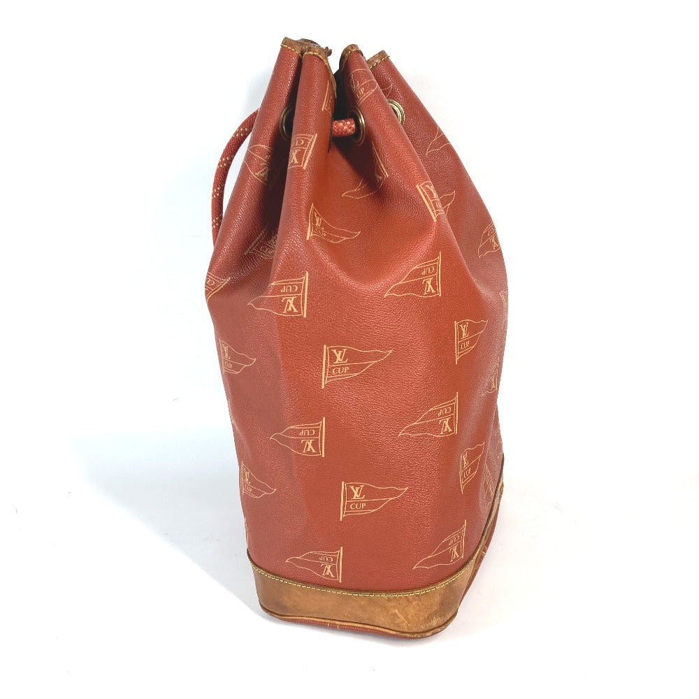 LOUIS VUITTON M80026 LVCUP ルイヴィトンカップ サントロペ 巾着 カバン 肩掛け ショルダーバッグ レザー/PVC レディース アボガニー ブラウン - brandshop-reference