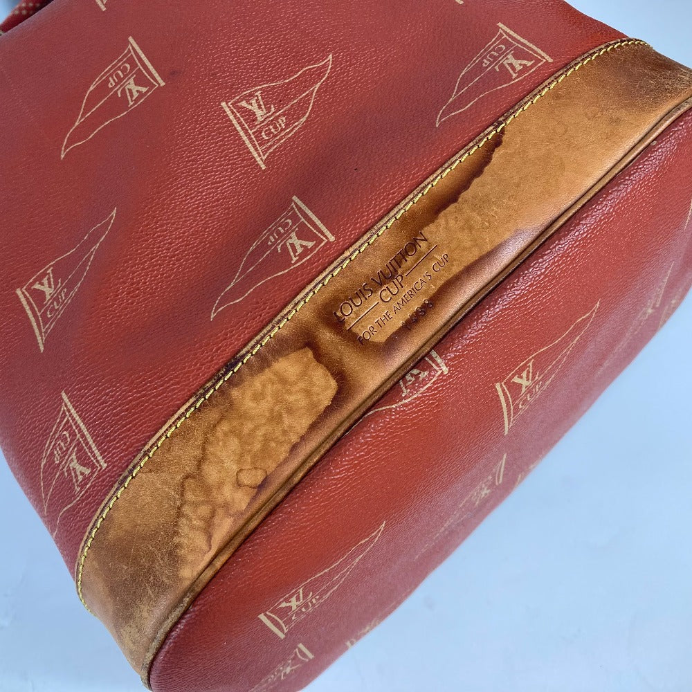 LOUIS VUITTON M80026 LVCUP ルイヴィトンカップ サントロペ 巾着 カバン 肩掛け ショルダーバッグ レザー/PVC レディース アボガニー ブラウン - brandshop-reference