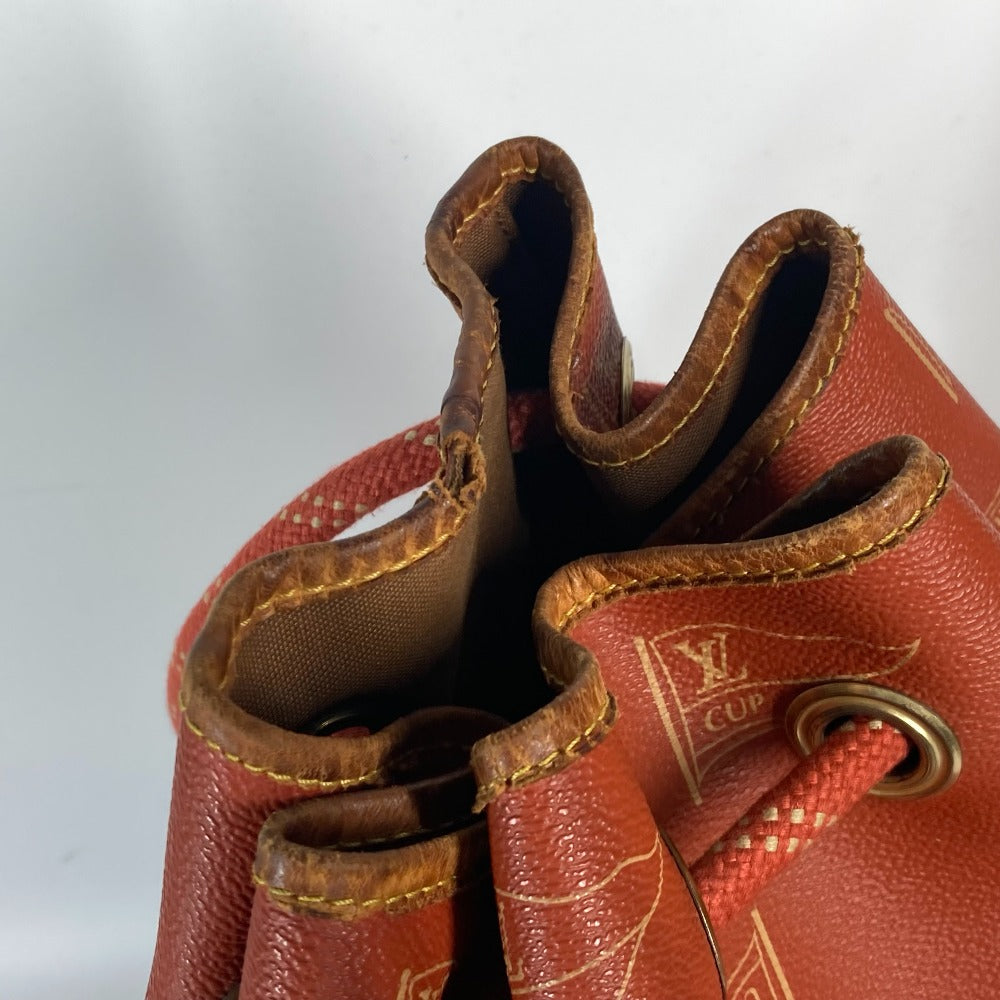 LOUIS VUITTON M80026 LVCUP ルイヴィトンカップ サントロペ 巾着 カバン 肩掛け ショルダーバッグ レザー/PVC レディース アボガニー ブラウン - brandshop-reference