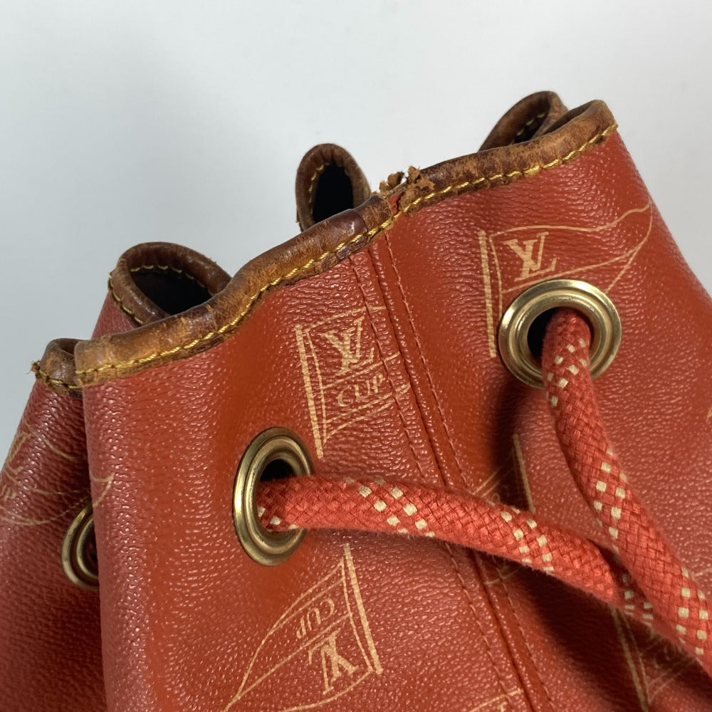LOUIS VUITTON M80026 LVCUP ルイヴィトンカップ サントロペ 巾着 カバン 肩掛け ショルダーバッグ レザー/PVC レディース アボガニー ブラウン - brandshop-reference
