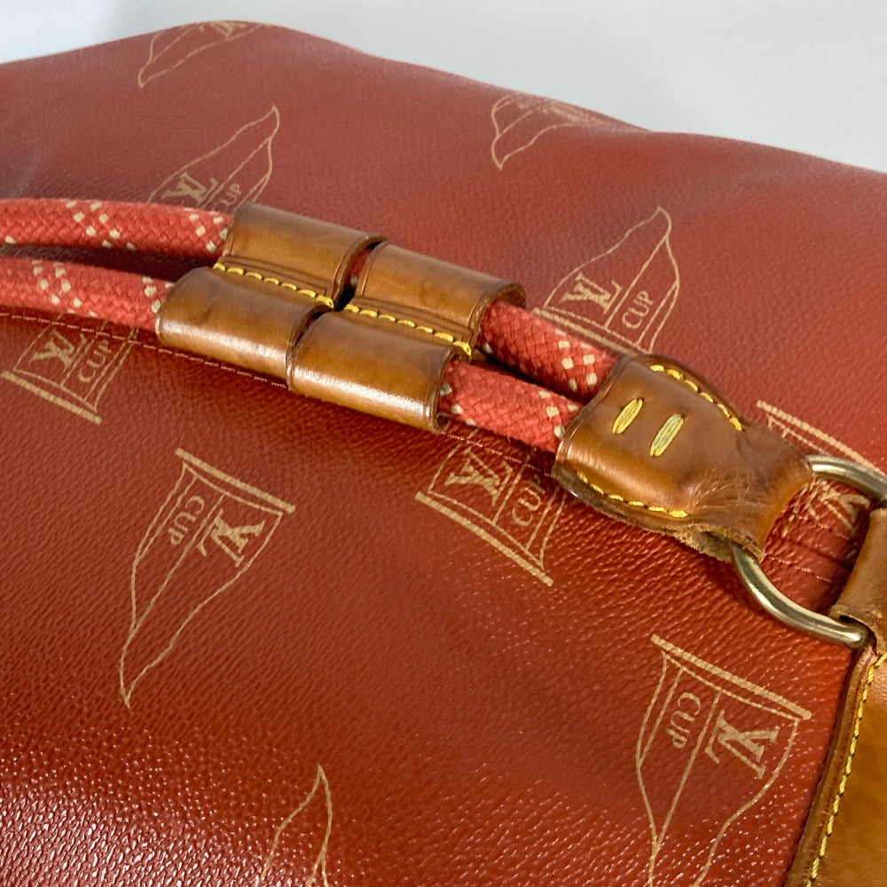 LOUIS VUITTON M80026 LVCUP ルイヴィトンカップ サントロペ 巾着 カバン 肩掛け ショルダーバッグ レザー/PVC レディース アボガニー ブラウン - brandshop-reference