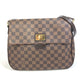 LOUIS VUITTON N41178 Damier Bussas Roseberry Shoulder Bag in Damier Canvas, Brown, Women's