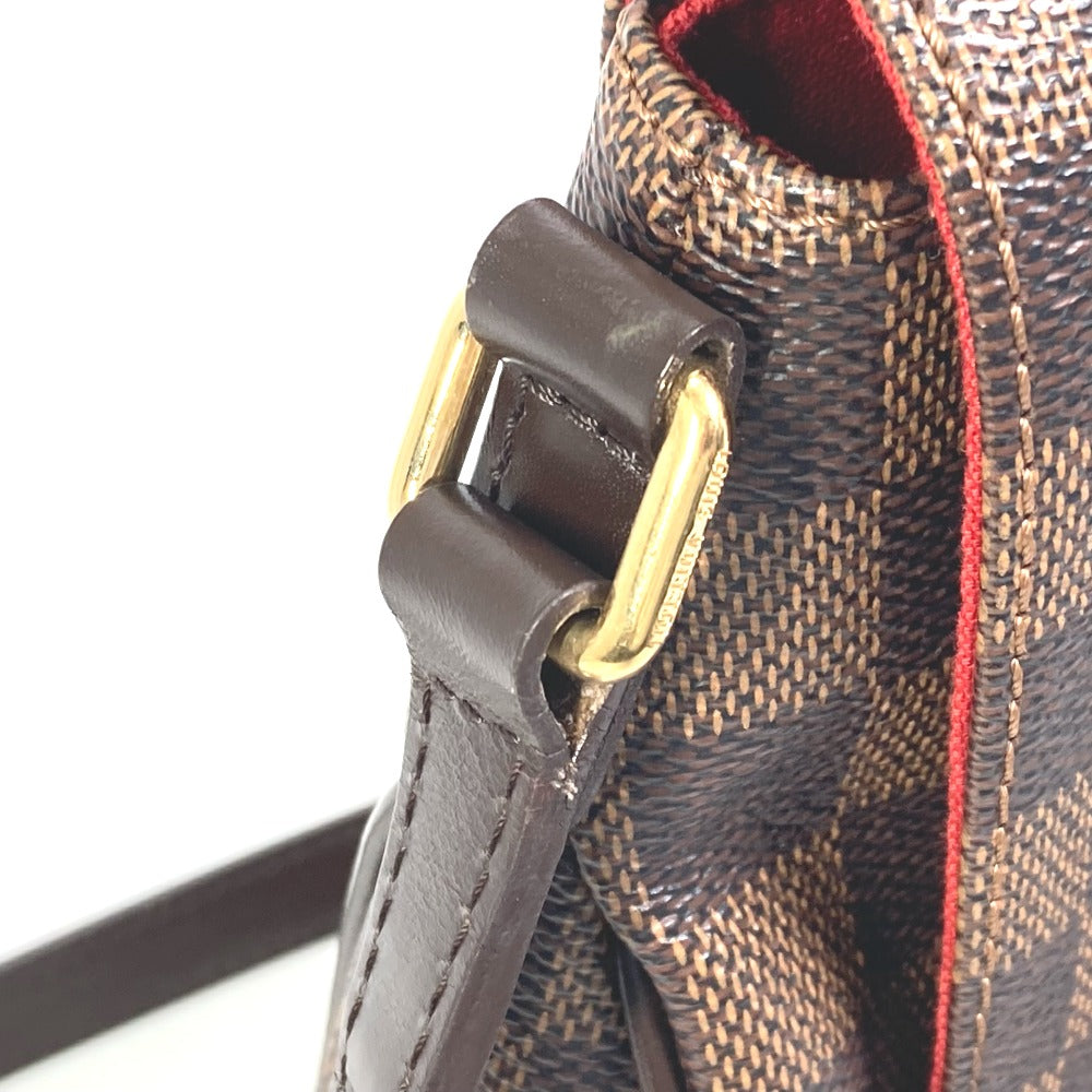 LOUIS VUITTON N41178 Damier Bussas Roseberry Shoulder Bag in Damier Canvas, Brown, Women's
