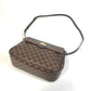 LOUIS VUITTON N41178 Damier Bussas Roseberry Shoulder Bag in Damier Canvas, Brown, Women's