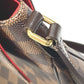 LOUIS VUITTON N41178 Damier Bussas Roseberry Shoulder Bag in Damier Canvas, Brown, Women's