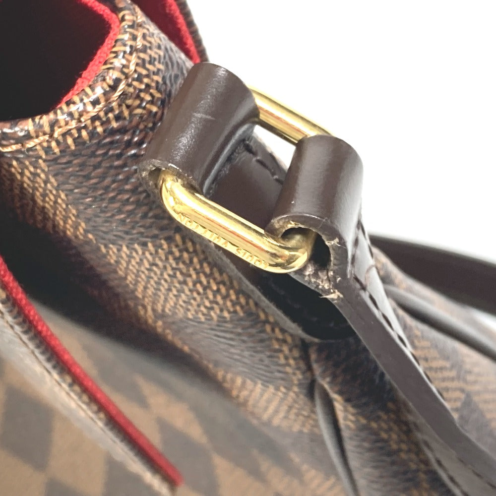 LOUIS VUITTON N41178 Damier Bussas Roseberry Shoulder Bag in Damier Canvas, Brown, Women's