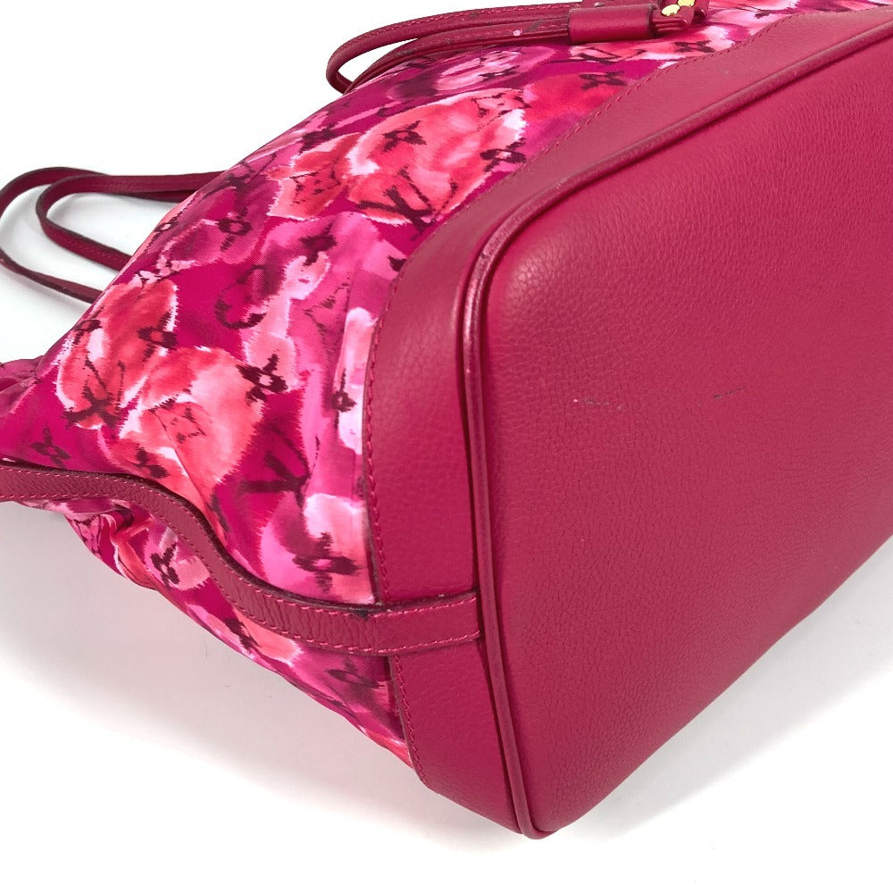 LOUIS VUITTON M94313 Ikat flower Noeful MM Drawstring Bag Tote Bag Shoulder Bag Shoulder Bag Leather / Nylon pink Used
