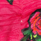 LOUIS VUITTON M72379 Etoile Rose Graffiti Shawl with Fringe, Cashmere, and Fuchsia Pink