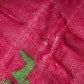 LOUIS VUITTON M72379 Etoile Rose Graffiti Shawl with Fringe, Cashmere, and Fuchsia Pink