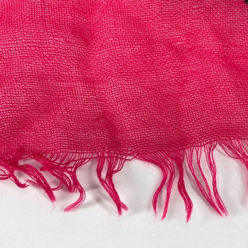 LOUIS VUITTON M72379 Etoile Rose Graffiti Shawl with Fringe, Cashmere, and Fuchsia Pink