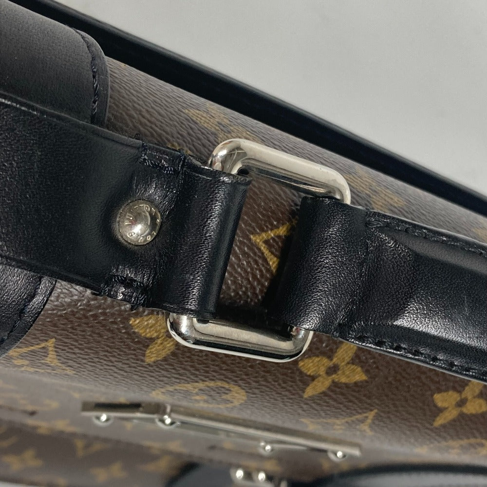 LOUIS VUITTON M92292 モノグラムマカサー ラリー ブリーフケース 書類バッグ トートバッグ カバン ビジネスバッグ モノグラムキャンバス メンズ ブラウン