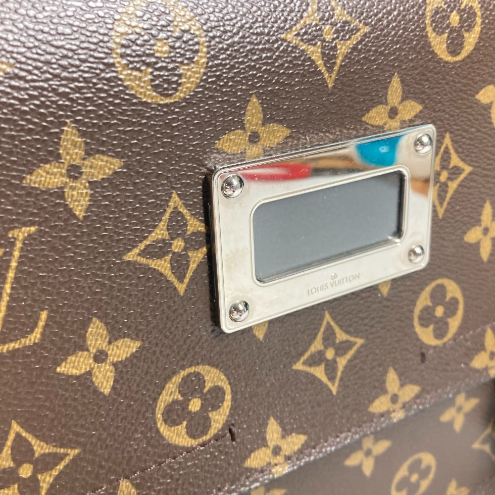LOUIS VUITTON M92292 モノグラムマカサー ラリー ブリーフケース 書類バッグ トートバッグ カバン ビジネスバッグ モノグラムキャンバス メンズ ブラウン
