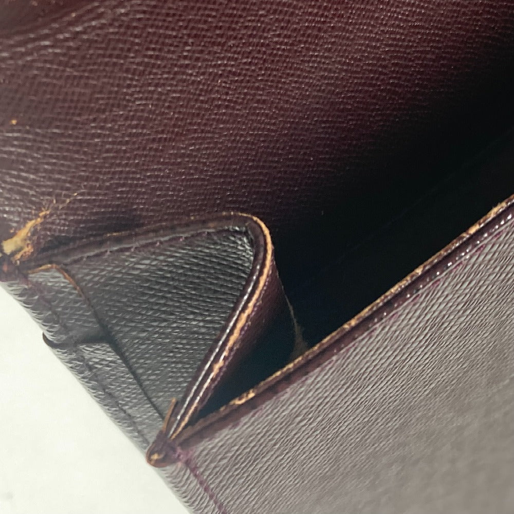 LOUIS VUITTON M30076 タイガ セルヴィエットクラド 書類バッグ カバン ブリーフケース ビジネスバッグ タイガレザー メンズ アカジュー ワインレッド - brandshop-reference