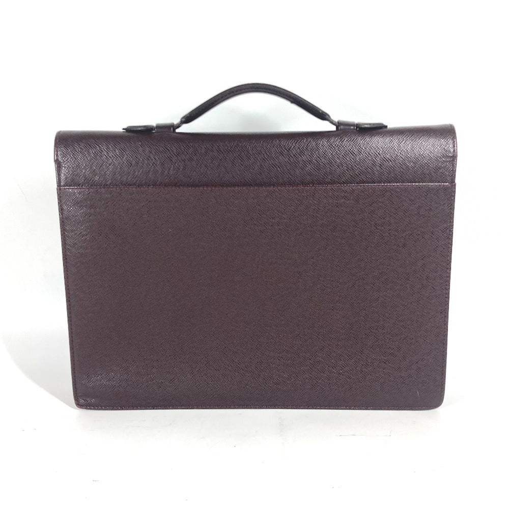 LOUIS VUITTON M30076 タイガ セルヴィエットクラド 書類バッグ カバン ブリーフケース ビジネスバッグ タイガレザー メンズ アカジュー ワインレッド - brandshop-reference