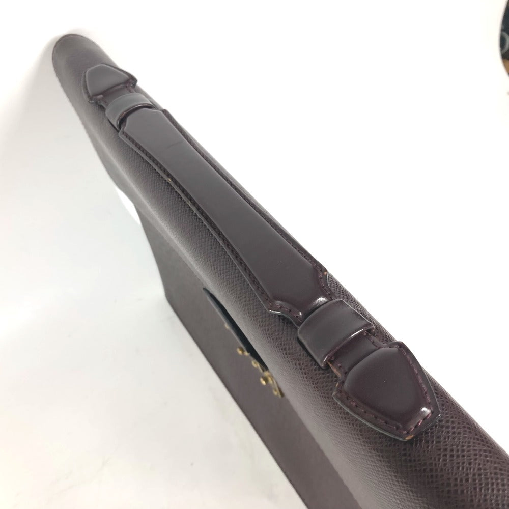 LOUIS VUITTON M30076 タイガ セルヴィエットクラド 書類バッグ カバン ブリーフケース ビジネスバッグ タイガレザー メンズ アカジュー ワインレッド - brandshop-reference