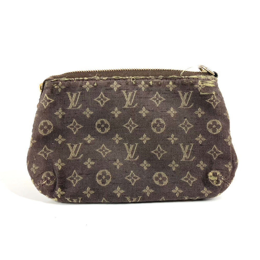 LOUIS VUITTON M62997 モノグラムミニ ミニ ポシェット アクセソワール ポーチ チェーン アクセサリーポーチ ハンドバッグ モノグラムミニキャンバス レディース フザン ブラウン