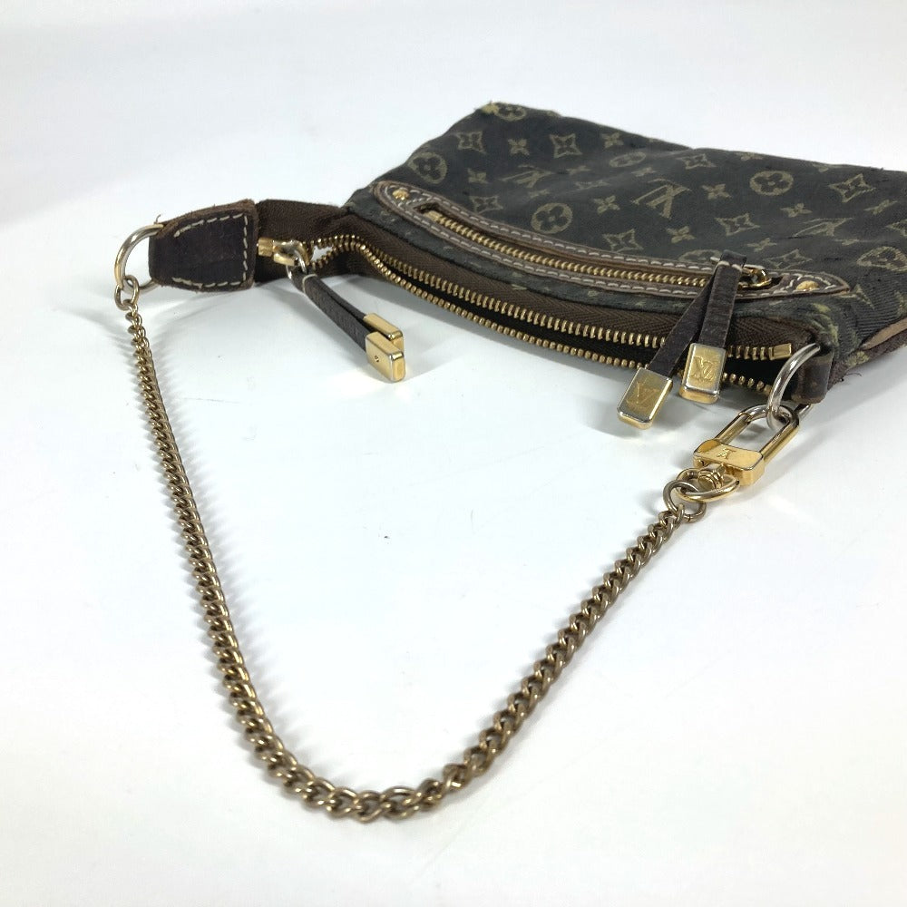 LOUIS VUITTON M62997 モノグラムミニ ミニ ポシェット アクセソワール ポーチ チェーン アクセサリーポーチ ハンドバッグ モノグラムミニキャンバス レディース フザン ブラウン