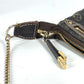 LOUIS VUITTON M62997 モノグラムミニ ミニ ポシェット アクセソワール ポーチ チェーン アクセサリーポーチ ハンドバッグ モノグラムミニキャンバス レディース フザン ブラウン