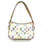 LOUIS VUITTON M40053 モノグラム マルチカラー ロッジＰＭ 肩掛け カバン ショルダーバッグ モノグラムマルチカラーキャンバス レディース ブロン ホワイト