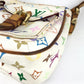 LOUIS VUITTON M40053 モノグラム マルチカラー ロッジＰＭ 肩掛け カバン ショルダーバッグ モノグラムマルチカラーキャンバス レディース ブロン ホワイト