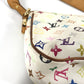 LOUIS VUITTON M40053 モノグラム マルチカラー ロッジＰＭ 肩掛け カバン ショルダーバッグ モノグラムマルチカラーキャンバス レディース ブロン ホワイト