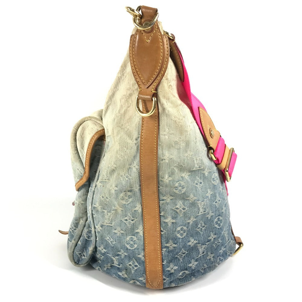 LOUIS VUITTON M93184 モノグラムデニム グラデーション サンバーストPM カバン 斜め掛け ショルダーバッグ モノグラムデニム レディース ブルー
