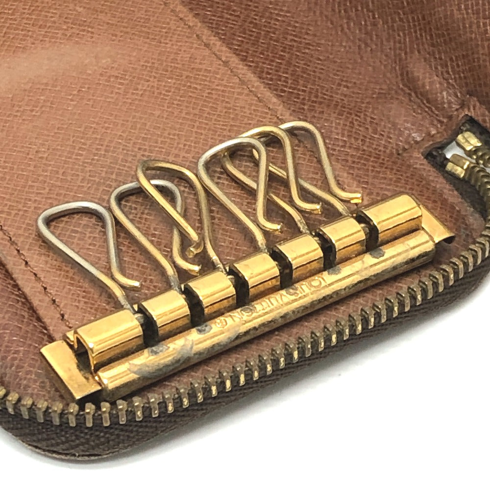 LOUIS VUITTON M62610 ポシェット・6クレ モノグラム ラウンド 6連 鍵入れ キーケース モノグラムキャンバス レディース ブラウン