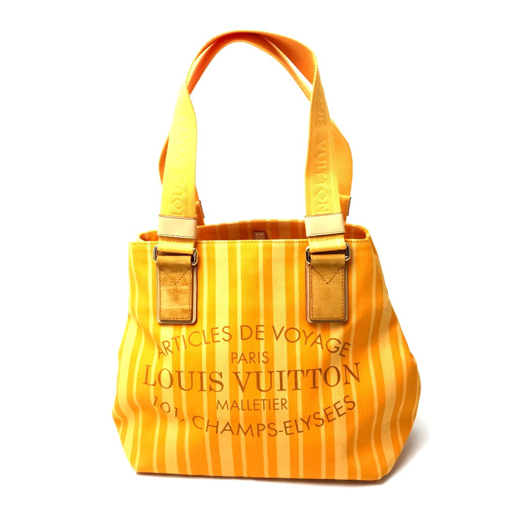 LOUIS VUITTON M94145 Plan Soleil Cabas PM Shoulder Bag/Tote Bag, Canvas, Women's, Jaune Passion, Yellow