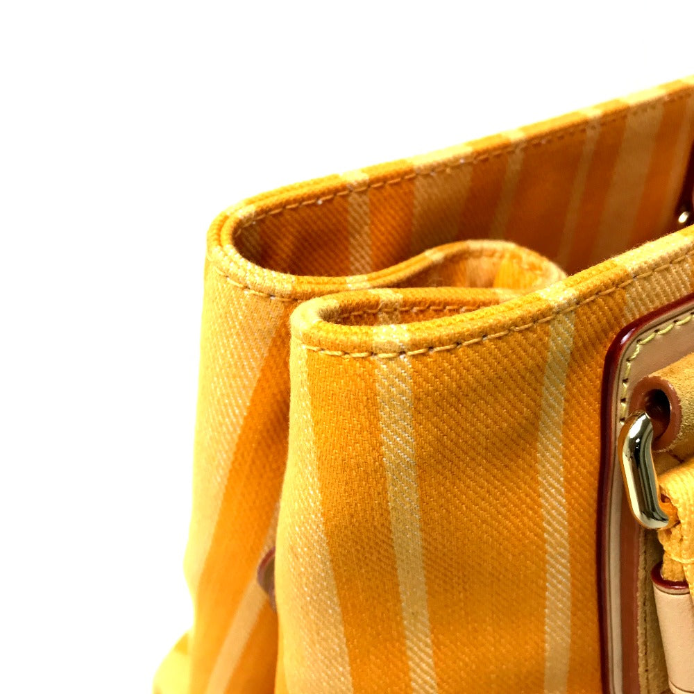 LOUIS VUITTON M94145 Plan Soleil Cabas PM Shoulder Bag/Tote Bag, Canvas, Women's, Jaune Passion, Yellow