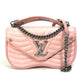 LOUIS VUITTON M51944 New Wave Crossbody Chain Bag MM 2-Way Handbag/Shoulder Bag Leather Women's Pink