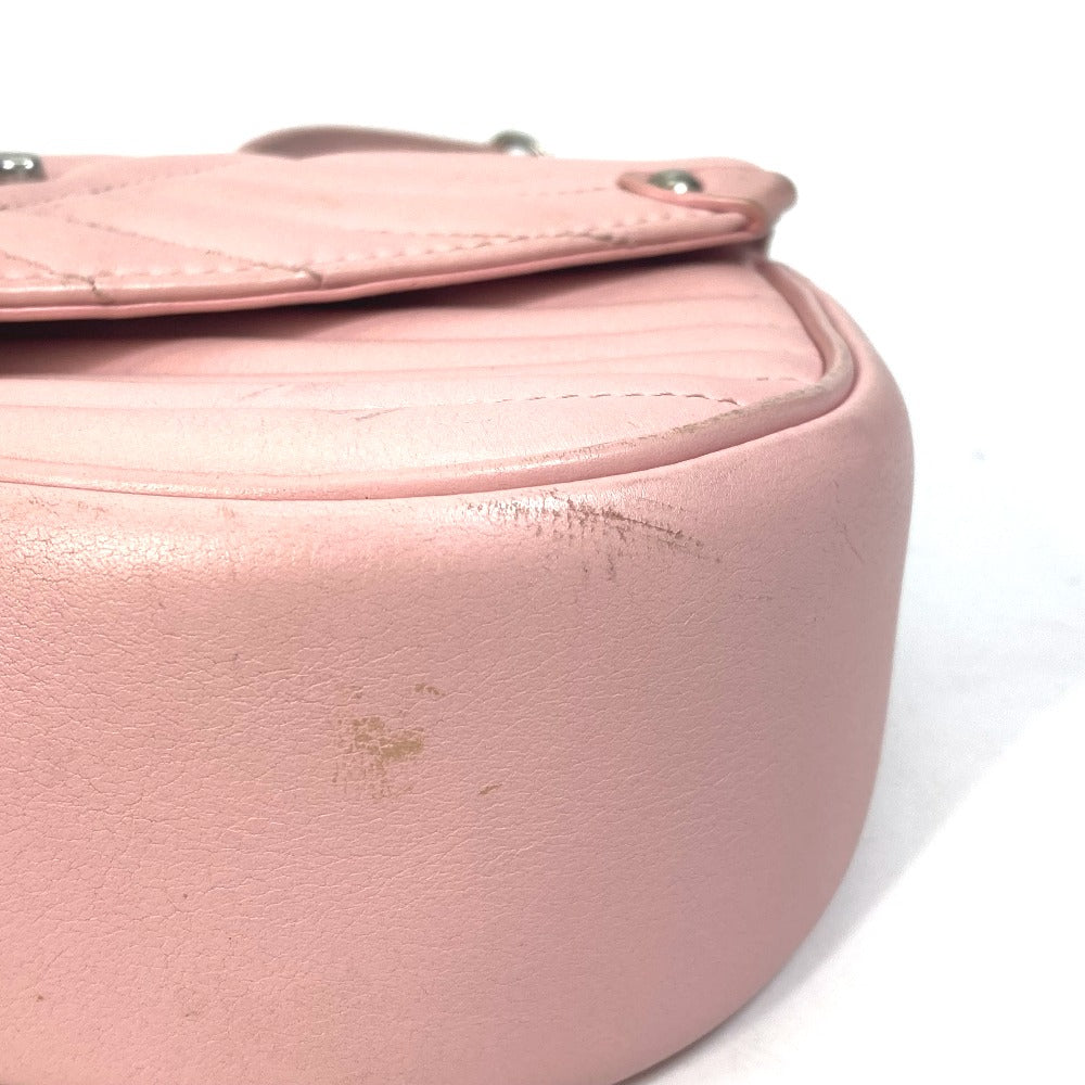 LOUIS VUITTON M51944 New Wave Crossbody Chain Bag MM 2-Way Handbag/Shoulder Bag Leather Women's Pink