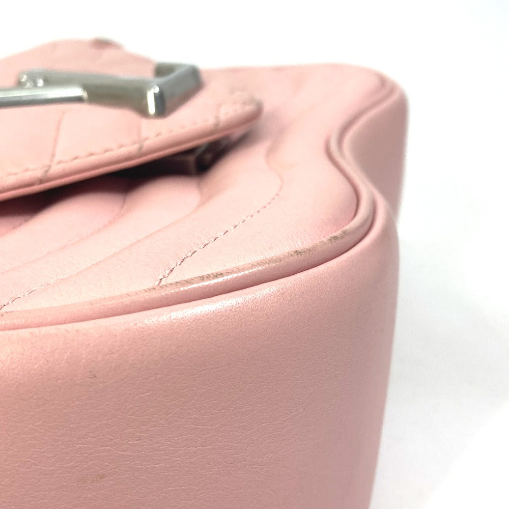 LOUIS VUITTON M51944 New Wave Crossbody Chain Bag MM 2-Way Handbag/Shoulder Bag Leather Women's Pink