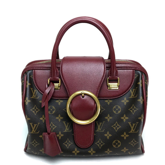 LOUIS VUITTON M40802 モノグラム ゴールデンアロー スピーディ カバン ミニボストンバッグ ハンドバッグ モノグラムキャンバス レディース ボルドー ダークブラウン