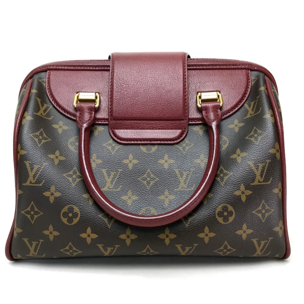LOUIS VUITTON M40802 Monogram Golden Arrow Speedy Mini Boston Bag, Monogram Canvas, Women's, Bordeaux/Dark Brown