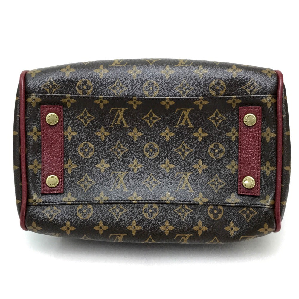 LOUIS VUITTON M40802 Monogram Golden Arrow Speedy Mini Boston Bag, Monogram Canvas, Women's, Bordeaux/Dark Brown