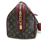 LOUIS VUITTON M40802 Monogram Golden Arrow Speedy Mini Boston Bag, Monogram Canvas, Women's, Bordeaux/Dark Brown