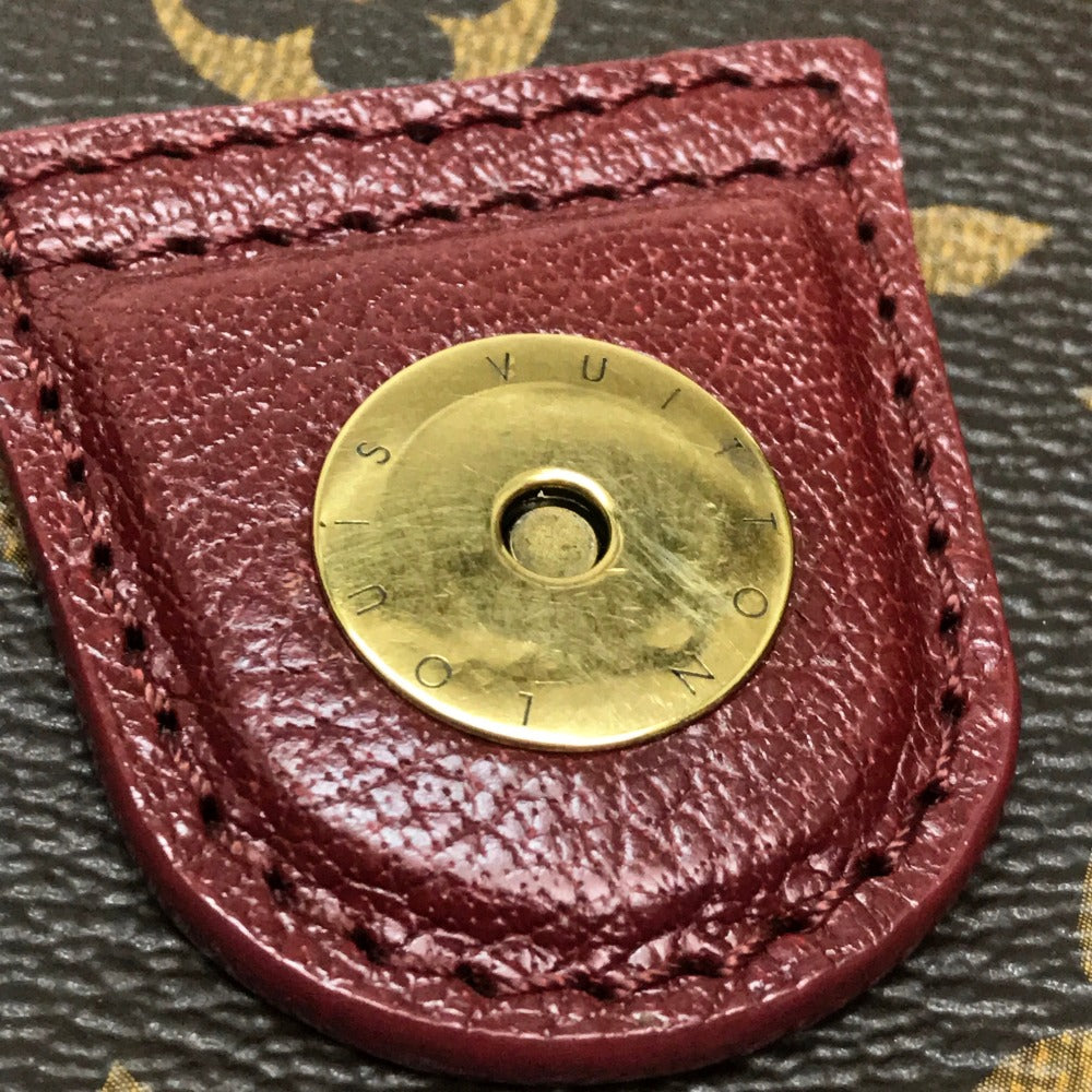 LOUIS VUITTON M40802 Monogram Golden Arrow Speedy Mini Boston Bag, Monogram Canvas, Women's, Bordeaux/Dark Brown