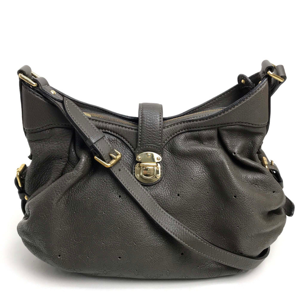 LOUIS VUITTON M95768 Monogram Mahina XS Shoulder Bag, Handbag, Travel Bag, Monogram Mahina Leather, Women's, Gray