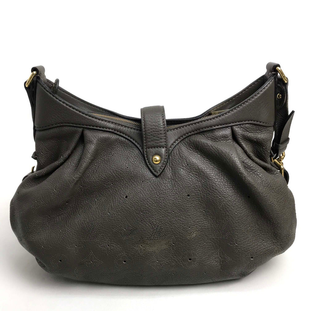 LOUIS VUITTON M95768 Monogram Mahina XS Shoulder Bag, Handbag, Travel Bag, Monogram Mahina Leather, Women's, Gray